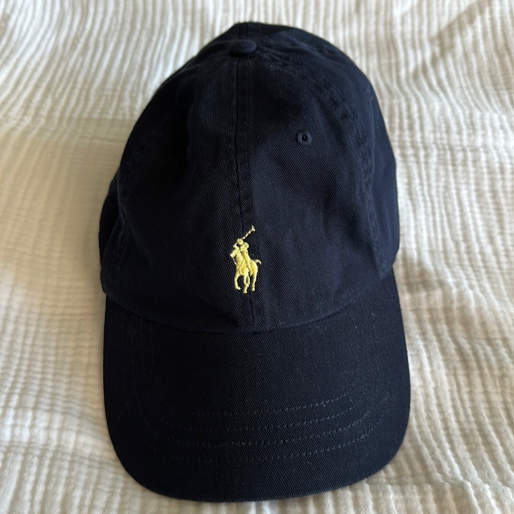 Polo Ralph Lauren Dad Cap in Navy Cotton Chino